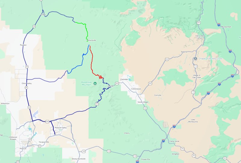 Prescott Rally 2026 Basic Map